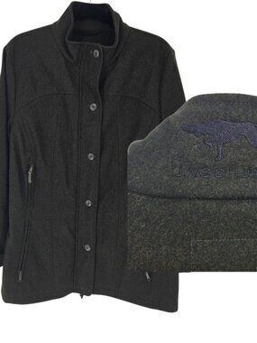 Jagdhund Gamskopf US 16 green wool alpaca outdoor hunting ladies loden jacket